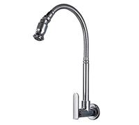 GGYTMQL Brass Tre funzione a tre funzioni single Acqua calda e fredda Countertop Montato per cucina Montato Tap-out Tap (Black-01)