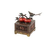 GGYTMQL Bruciatore di incenso in Lega di Zinco incenso bruciatore casa aromaterapia per Interni Stand tè per Il Soggiorno Ornamenti di incenso