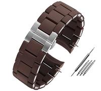 GGYTMQL Canda di guardia in gomma in silicone per AR5890 AR5889 AR5858 AR5920 AR5868 AR8023 MAN 23MM DONNA 20MM ACCIAI