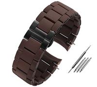 GGYTMQL Canda di guardia in gomma in silicone per AR5890 AR5889 AR5858 AR5920 AR5868 AR8023 MAN 23MM DONNA 20MM ACCIAI