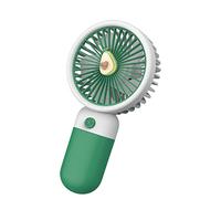 GGYTMQL Caricamento di Piccoli ventilatori USB con Staffa Mini ventole di ventole elettriche per ventole elettriche Portatili Portatili (Colore: Avocado)