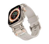 GGYTMQL Cinghia di Gomma Morbida per Ultra 2 1 Banda 49mm 45mm 44mm 42 mm s10 46 mm Bracciale in Gomma di Lusso per la Serie iwatch 9 8 7 6 SE 5 Accessori Canda