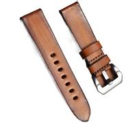 GGYTMQL Cinghia di orologi a rilascio rapido in pelle per accessori di sostituzione degli orologi marroni