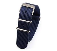 GGYTMQL Cinghia di Orologio in Nylon Cinghia di Rilascio rapido Cintura di Orologi in Nylon da Nylon 18mm 20mm 22mm 24 mm Cinghie da Orologio Traspirante Leggera Cinturini /22 mm/Blu-s