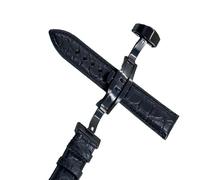 GGYTMQL Cinghia di orologio in pelle per banda di guardia con accessori di sostituzione della fibbia pieghevole