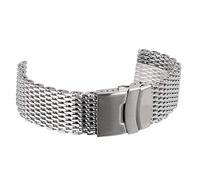 GGYTMQL cinghia d'oro argento da 18 mm/20 mm/22 mm/24 mm a fascia in acciaio in acciaio in acciaio in acciaio orologio braccialette cinghie di orologi bracciale