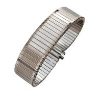 GGYTMQL Cinghia elastica in acciaio inossidabile 16/17/18/19/20/22 mm di espansione universale per orologi in metallo uomo Accessori da polso da polso