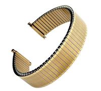 GGYTMQL Cinghia elastica in acciaio inossidabile 16/17/18/19/20/22 mm di espansione universale per orologi in metallo uomo Accessori da polso da polso
