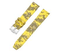 GGYTMQL Cinghia mimetico per omega per scambiati canottiere lunare ovallo in gomma silicone bracciale in gomma da uomo femminile sport watch banda accessoria 20mm