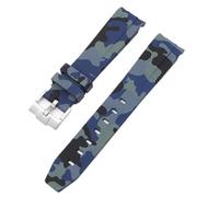 GGYTMQL Cinghia mimetico per omega per scambiati canottiere lunare ovallo in gomma silicone bracciale in gomma da uomo femminile sport watch banda accessoria 20mm