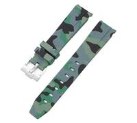 GGYTMQL Cinghia mimetico per omega per scambiati canottiere lunare ovallo in gomma silicone bracciale in gomma da uomo femminile sport watch banda accessoria 20mm