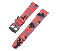 GGYTMQL Cinghia mimetico per omega per scambiati canottiere lunare ovallo in gomma silicone bracciale in gomma da uomo femminile sport watch banda accessoria 20mm