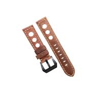 GGYTMQL Cinghia orologio in pelle genuina vintage 20mm 22mm 24mm con fibbia per perno di moda una fascia di guardia unisex unisex