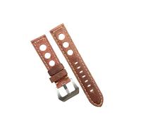 GGYTMQL Cinghia orologio in pelle genuina vintage 20mm 22mm 24mm con fibbia per perno di moda una fascia di guardia unisex unisex