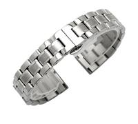 GGYTMQL Cinta di orologio da orologio per orologi intelligenti in metallo universale catena di braccialetti 12mm 14mm 15mm 16mm 17mm 18mm 20mm 21mm 22mm 23mm