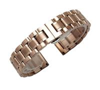 GGYTMQL Cinta di orologio da orologio per orologi intelligenti in metallo universale catena di braccialetti 12mm 14mm 15mm 16mm 17mm 18mm 20mm 21mm 22mm 23mm