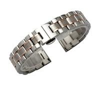 GGYTMQL Cinta di orologio da orologio per orologi intelligenti in metallo universale catena di braccialetti 12mm 14mm 15mm 16mm 17mm 18mm 20mm 21mm 22mm 23mm