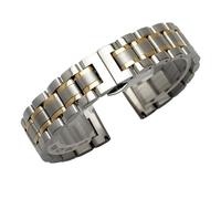 GGYTMQL Cinta di orologio da orologio per orologi intelligenti in metallo universale catena di braccialetti 12mm 14mm 15mm 16mm 17mm 18mm 20mm 21mm 22mm 23mm
