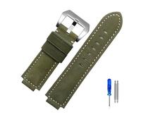 GGYTMQL Cinta d'oro vera in pelle compatibile con orologio Timex T2N721 T2N720 739 TW2T6300 BAND 24 * 16mm Canda con vite e strumenti