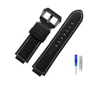 GGYTMQL Cinta d'oro vera in pelle compatibile con orologio Timex T2N721 T2N720 739 TW2T6300 BAND 24 * 16mm Canda con vite e strumenti