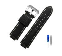 GGYTMQL Cinta d'oro vera in pelle compatibile con orologio Timex T2N721 T2N720 739 TW2T6300 BAND 24 * 16mm Canda con vite e strumenti