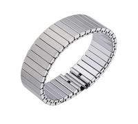 GGYTMQL Cinta elastica elastica 14 mm 16 mm 18 mm 20 mm 22 mm in acciaio in acciaio inossidabile cinghia di sostituzione del bracciale metallico in metallo