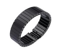 GGYTMQL Cinta elastica elastica 14 mm 16 mm 18 mm 20 mm 22 mm in acciaio in acciaio inossidabile cinghia di sostituzione del bracciale metallico in metallo