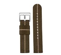 GGYTMQL Cinta sportiva addensata in nylon intrecciata per la moda per sea cavalcatura 300 cinghia sportiva ispessita 18 mm 20mm 22mm 24mm