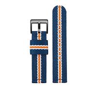 GGYTMQL Cinta sportiva addensata in nylon intrecciata per la moda per sea cavalcatura 300 cinghia sportiva ispessita 18 mm 20mm 22mm 24mm
