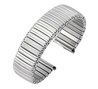 GGYTMQL Cinturino elastico in acciaio inossidabile 12 mm 14mm 16mm 18 mm 20 mm in metallo Espansione elastica della fascia da orologio da donna Bracciale universale