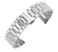 GGYTMQL Cinturino in acciaio inossidabile orologio curvo braccialetto in metallo