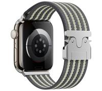 GGYTMQL Cinturino in Nylon ad alta densità per Ultra Band 49 mm 10 9 8 7 46mm 45 41 44 40 mm 42 mm Cinturino elastico intrecciato per la serie Iwatch 6 SE 5 4 WatchBands