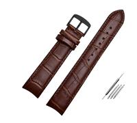 GGYTMQL Cinturino in vera pelle con estremità curva, 20 mm, compatibile con Citizen BL9002-37 05A BT0001-12E 01A, cinturino 21 mm, 22 mm, 21mm, A