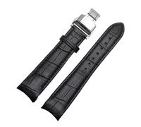 GGYTMQL Cinturino in vera pelle con estremità curva, 20 mm, compatibile con Citizen BL9002-37 05A BT0001-12E 01A, cinturino 21 mm, 22 mm, 21mm, A