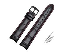 GGYTMQL Cinturino in vera pelle con estremità curva, 20 mm, compatibile con Citizen BL9002-37 05A BT0001-12E 01A, cinturino 21 mm, 22 mm, 22mm, A