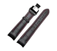 GGYTMQL Cinturino in vera pelle con estremità curva, 20 mm, compatibile con Citizen BL9002-37 05A BT0001-12E 01A, cinturino 21 mm, 22 mm, 20mm, A