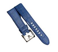 GGYTMQL Cinturino per orologio da uomo in vera pelle, 22 mm, compatibile con Montblanc Star 36065 Wtach Band Belt Bracelet marrone nero blu, 22mm, A