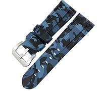 GGYTMQL Classa di glassa di gomma in gomma 24mm 26 mm per panerai luminor sommergibile silicone sport cinghia