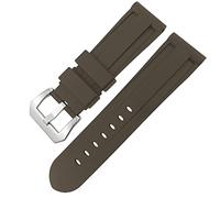 GGYTMQL Classa di glassa di gomma in gomma 24mm 26 mm per panerai luminor sommergibile silicone sport cinghia