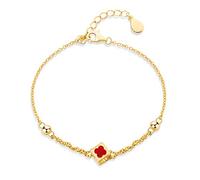 GGYTMQL Clavicle collana studentessa adora il regalo di orecchini a quattro fogli