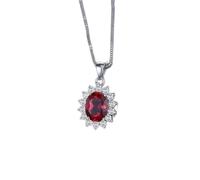 GGYTMQL Collana a Ciondolo Sterling Sterling Sterling Sterling Sterling Sterling in Argento per Donna Nessuna Catena