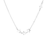 GGYTMQL Collana a Tram -Fascino a 925 Stelle Elegant Link Chain Party Gioielli per Il Girocollo Femminile