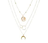 GGYTMQL Collana Catena Ciondolo Uomo Donna Donna Gioiello a Ciondolo Collana Multistrato ejewelry for Women