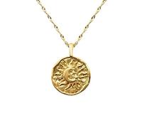 GGYTMQL Collana clavicola Rotonda per Donne per Donne collane da Donna lunare 925 Collette di Gioielli