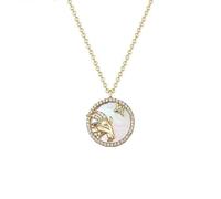 GGYTMQL Collana Collana di Design Zodiacale Unico 925 Silver Round Clavicle Clavicle Chain Regalo di Compleanno per Fidanzata, Collana di Gioielli Moglie (Colore: b)
