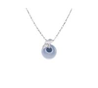 GGYTMQL Collana Collana in Argento Sterling Femmina Femmina Cinese in Stile Ciondolo Regalo di Compleanno di Compleanno per Mamma, Moglie, Fidanzata Collana di Gioielli