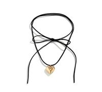 GGYTMQL Collana con ciondolo a forma di cuore, da uomo e da donna