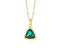 GGYTMQL Collana da donna, in acciaio inox, con ciondolo geometrico, idea regalo per mamma, donna, ragazza