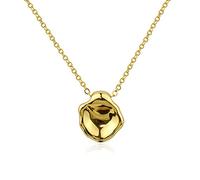 GGYTMQL Collana del Cuore di Cristallo, 925 Bump cnecklace per Donne Collana Fatta a Mano Creativa per Le Donne/