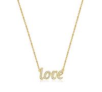 GGYTMQL Collana Delicata Dichiarazione per Donne, Ciondolo con Lettere corsive, Adolescenti, Gioielli quotidiani, da 16 Pollici con Catena di Estensione da 2 Pollici